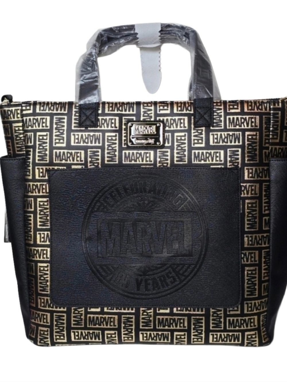 Loungefly Marvel 85th Anniversary Convertible Tote Backpack Crossbody NWT